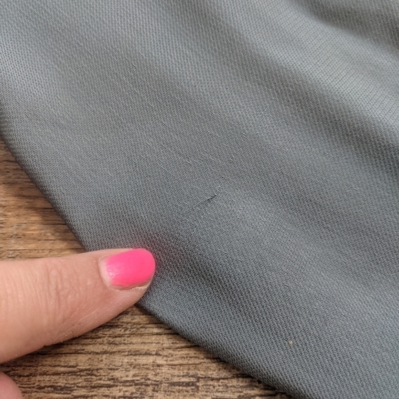 GIORGIO Armani button down blouse gray long sleeve shirt - Picture 7 of 12